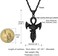 PROSTEEL Ankh Necklace Ancient Egyptian Protection Spiritual Ethnic Men Jewelry Gothic Cross Pendant Black Necklace