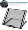 IMAGE Laptop Stand,Large Version Foldable Portable Ventilated Desktop Laptop Stand Holder, Adjustable 12 Angle Points Stand, A3 Compatible with 10" ~ 17" Notebooks, AGPtek/Huion LED Light Box Pad