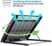 IMAGE Laptop Stand,Large Version Foldable Portable Ventilated Desktop Laptop Stand Holder, Adjustable 12 Angle Points Stand, A3 Compatible with 10" ~ 17" Notebooks, AGPtek/Huion LED Light Box Pad