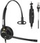 Arama A800S Wired Telephone Headset with Noise Cancelling Mic for Plantronics Polycom ShoreTel Zultys Toshiba NEC Nortel Norstar Packet8 Siemens ROLM Aspire Dterm Meridian Landline Deskphones