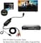 كابل محول Anber-Tech من RCA إلى HDMI، كابل محول AV إلى HDMI، كابل 3RCA CVBS للصوت والفيديو المركب إلى HDMI بدقة 1080P يدعم أنظمة PAL وNTSC لأجهزة الكمبيوتر المحمولة، وأجهزة Xbox وPS3 وPS4، وأجهزة التل