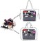 ZTUJO Purse Organzier, Bag Organizer with Metal Zipper (Large, Grey