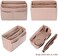 ZTUJO Purse Organizer Insert, Felt Bag Organizer with Metal Zipper, HandbagTote Shaper, For Speedy Neverfull Tote, 7 Sizes (Medium, Beige