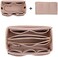 ZTUJO Purse Organizer Insert, Felt Bag Organizer with Metal Zipper, HandbagTote Shaper, For Speedy Neverfull Tote, 7 Sizes (Medium, Beige