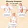 Bublo Baby Pink Floral Swaddle Wrap, 3-Pack Newborn Swaddle Sack, Swaddles for Newborns, Nursery Swaddling Blankets