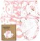 Bublo Baby Pink Floral Swaddle Wrap, 3-Pack Newborn Swaddle Sack, Swaddles for Newborns, Nursery Swaddling Blankets