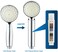 KAIREY Led Handheld Shower Head 7 Color Glow Light Change Automatically Polished Chrome with Hose and Adjustable Bracket