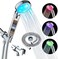 KAIREY Led Handheld Shower Head 7 Color Glow Light Change Automatically Polished Chrome with Hose and Adjustable Bracket