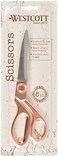 Westcott 16968 20.3 cm Stainless Steel Rose Gold Scissors for Office and Home