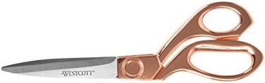 Westcott 16968 20.3 cm Stainless Steel Rose Gold Scissors for Office and Home