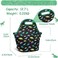 VASCHY Neoprene Insulated Lunch Bag Tote with Detachable Adjustable Shoulder Strap for Kids, Women black VALB093DA