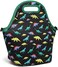 VASCHY Neoprene Insulated Lunch Bag Tote with Detachable Adjustable Shoulder Strap for Kids, Women black VALB093DA