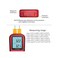 Kamtop Digital Thermometer Dual Channel Thermometer with Two K- type Thermocouples Temperature Meter with LCD Backlight for K/J/T/E/R/S/N Thermocouple