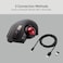 ELECOM Trackball Mouse Wireless, Ergonomic Mouse, 3 Device Connection, Wired (USB, Bluetooth, Track Ball Mouse, Thumb Control, Compatible for PC, Laptop, Mac, Windows, macOS, EX-G Pro (M-XPT1MRXBK