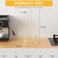 Buruis Standing Paper Towel Holder, Modern Decorative Countertop Rolls Holder for Kitchen, Toilet, Pantry and Bathroom - Gold