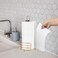 Buruis Standing Paper Towel Holder, Modern Decorative Countertop Rolls Holder for Kitchen, Toilet, Pantry and Bathroom - Gold