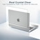 جراب B BELK لجهاز MacBook Air مقاس 13 بوصة (إصدارات 2010-2017)، غطاء صلب بلاستيكي شفاف فائق النحافة مع غطاء لوحة مفاتيح وواقي شاشة، متوافق مع MacBook Air مقاس 13.3 بوصة (موديل A1369 A1466).