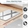 جراب B BELK لجهاز MacBook Air مقاس 13 بوصة (إصدارات 2010-2017)، غطاء صلب بلاستيكي شفاف فائق النحافة مع غطاء لوحة مفاتيح وواقي شاشة، متوافق مع MacBook Air مقاس 13.3 بوصة (موديل A1369 A1466).