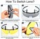 xaegistac XAegis Tactical Eyewear 3 Interchangeable Lenses Outdoor Unisex Shooting Glasses