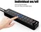 atolla Powered USB 3.0 Hub,CLHTS USB 3.0 Data Hub 11 Ports - 7 USB 3.0 Data Ports4 Smart Charging Port with Individual On/Off Switches and 12V/4A Power Adapter USB Hub 3.0 Splitter