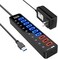 atolla Powered USB 3.0 Hub,CLHTS USB 3.0 Data Hub 11 Ports - 7 USB 3.0 Data Ports4 Smart Charging Port with Individual On/Off Switches and 12V/4A Power Adapter USB Hub 3.0 Splitter