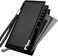 Huztencor Long Wallets for Men Leather RFID Blocking Bifold Wallet with Zipper, Black, Large, Rfid Wallet
