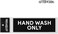 Sutter Signs Hand Wash Only StickerWorkplace Hygiene Reminder for Restaurants, Commercial Kitchens, Hospitals, Clinics, and Medical Facilities (Pack of 2
