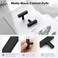 KNOBWELL 6 Pack Single Hole 2" Matte Black Stainless Steel Drawer Knobs and Pulls, Dresser Drawer Knobs for Kitchen and Bathroom, Single Hole 2" Length