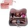 ZTUJO Purse Organizer,Bag Organizer,Insert purse organizer with 2 packs in one set fit NeoNoe No&eacute; Series perfectly (Brush Pink, Brush Pink, standard