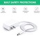 Mrgru 5V Replament Charger Power Cord for Baby Swing Compatible with Nova Baby Swing for Infants Motorized Portable Swing Power Adapter