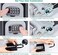 ZHEGE Key Lock Box, Combination Lock box with Code for House Key Storage, Combo Door Locker Silver LOCKBOX615