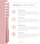 YouthLab YOUTH LAB Radiance Roller - Germanium Stone Uplifting Face Massager Beauty Roller/Tool for Skin Tightening/Firming, De-Puffing, Anti-Aging and Tension Relief (Purple, Rose Gold and Black