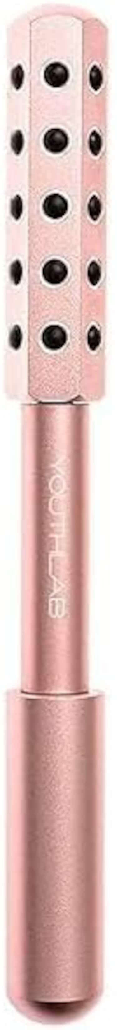 YouthLab YOUTH LAB Radiance Roller - Germanium Stone Uplifting Face Massager Beauty Roller/Tool for Skin Tightening/Firming, De-Puffing, Anti-Aging and Tension Relief (Purple, Rose Gold and Black