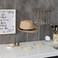 MyGift Set of 2 Hat Stands, 14Inch Brass Tone Wire Tabletop Wig Cap Display Holder Rack
