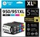 Smart Ink Compatible Ink Cartridge Replacement for HP 950XL 951XL 950 XL 951 XL 5 Pack Combo to use with Officejet Pro 8600 plus 8610 8620 8100 8625 8630 Printers (2 Black1 Cyan 1 Magenta 1 Yellow