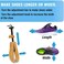 Plixio Shoe Stretcher Women and Men's Shoe Widener - Wooden Expander for Wide Feet, Bunions or Calluses (2 Pack, Brown, Womens 8-13 / Mens 5-12