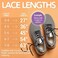 Miscly Round Shoelaces [1 Pair] 5/32&Prime; Thick - For Shoes, SneakersBoots