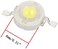 Xiaoyztan 100 Pcs White Light LED Bead Chips DC 3.0-3.2V 280mA 1W Emitting Diodes LED Emitters (White Light
