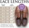 Miscly Laces for Dress Shoes, Round, Tear-Resistant, Thin - 100% Cotton - Diameter 2.4 mm