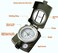AOFAR Military Compass Lensatic Sighting- Fluorescent, Waterproof and Shakeproof with Map Measurer Distance Calculator, Pouch for Camping, Hiking, Hunting, Backpacking
