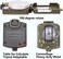 AOFAR Military Compass Lensatic Sighting- Fluorescent, Waterproof and Shakeproof with Map Measurer Distance Calculator, Pouch for Camping, Hiking, Hunting, Backpacking