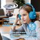 MIDOLA Kids Bluetooth Wireless Headphones Wired On Ear Headset Foldable Earphone with AUX 3.5mm Jack SD Card Slot,Built-in Mic,FM Radio for Students Children for PC Tablets Cellphone(Blue