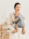 BABYBJ&Ouml;RN Baby Carrier Mini, 3D Jersey, Light Grey