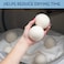 S&amp;T INC. ST INC. XL New Zealand Wool Dryer Balls, Fabric Softener for Laundry, Natural White, 2.9 in, 6 Pack