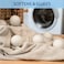 S&amp;T INC. ST INC. XL New Zealand Wool Dryer Balls, Fabric Softener for Laundry, Natural White, 2.9 in, 6 Pack