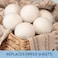 S&amp;T INC. ST INC. XL New Zealand Wool Dryer Balls, Fabric Softener for Laundry, Natural White, 2.9 in, 6 Pack