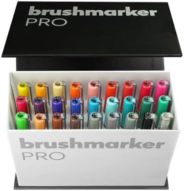 KARIN Brushmarker PRO Mini Box 26 colours1 blender set, Assorted