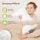 KeaBabies White Toddler Pillow for Sleeping - 2-Pack Soft Organic Cotton Baby Pillows for Sleeping - 13X18 Small Kids Pillow - Baby Pillow - Infant Pillow for Travel, School, Nap - White Pillows - Mac