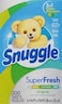 Snuggle Plus SuperFresh Fabric Softener Dryer Sheets with Static Control and Odor Eliminating Technology, Original, 200 Count