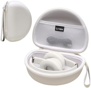 L LTGEM LTGME Headphones Case Compatible with Beats Solo 4 / for Beats Studio Pro/for Beats Solo3 / for Beats Studio3 / for Beats Solo Pro Bluetooth On-Ear Headphones (Beige